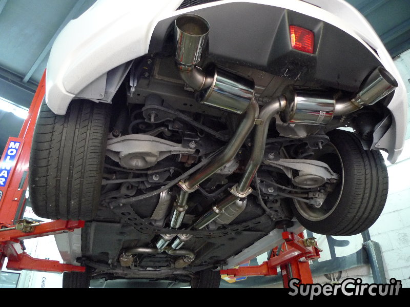 SUPERCIRCUIT Exhaust Pro Shop Nissan Fairlady 370Z Cat Back Exhaust System
