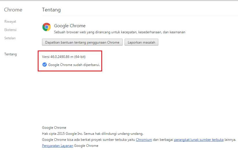 Chrome is out of date