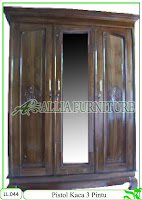 Lemari Pakaian Klender 3Pintu Pistol | www.alliafurniture.com