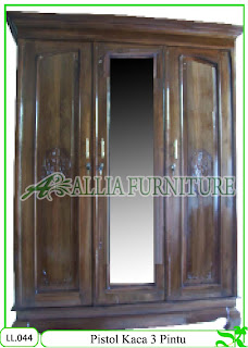 Lemari Pakaian Klender 3 Pintu Model Pistol Lemari Pakaian Klender 3 Pintu Pistol