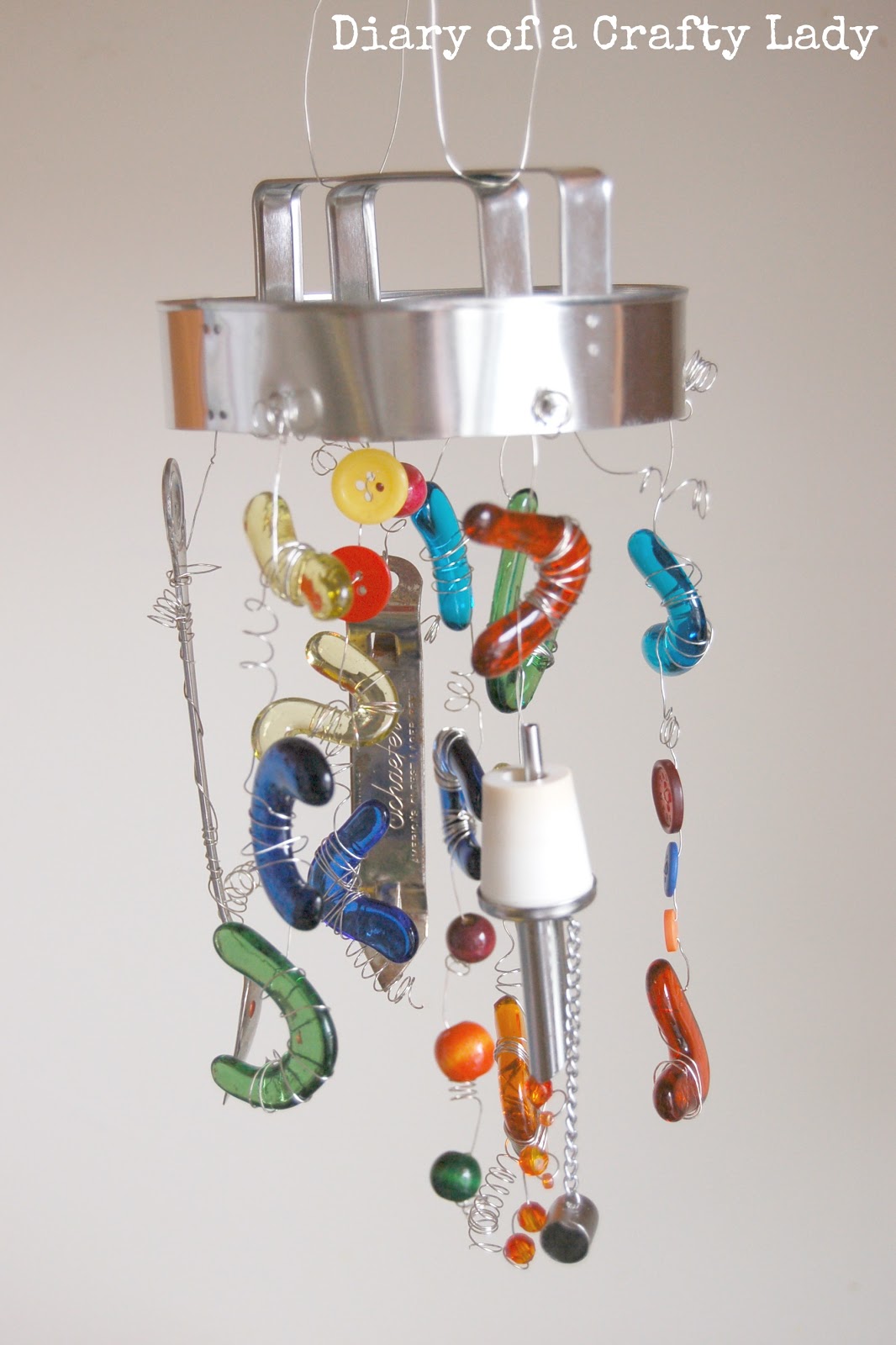 Diary of a Crafty Lady Kitchen Wind Chime