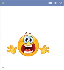 Stressed Emoticon Facebook Chat Code