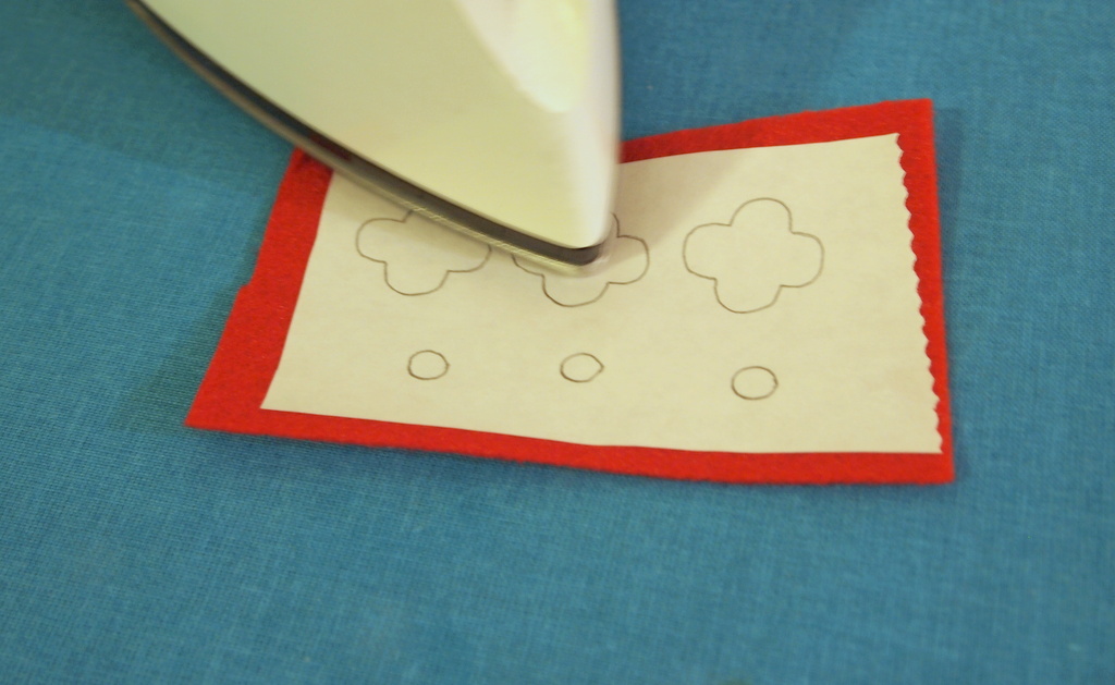 DIY Felt Flower Lapel Pin / Boutonniere Pink Stripey Socks