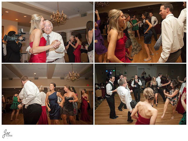 Fall Brown and Red Country Club Wedding Western Pennsylvania