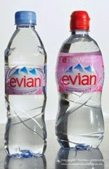 Evian water