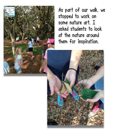 art integration and science students use nature to make art art integration and science students use nature to make art