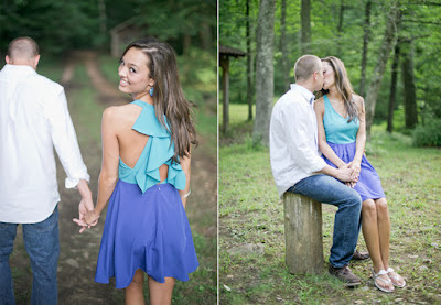 jeremy harwell, camping engagement photography session, outdoors, tents, river, trees, fire, bonfire, ruffled dress, spring engagement session ideas, summer engagement session ideas
