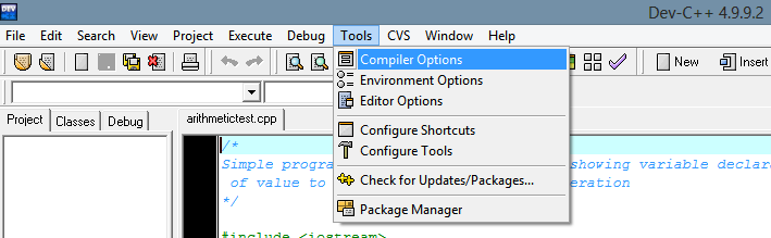 Dev C++ Compiler Windows 8