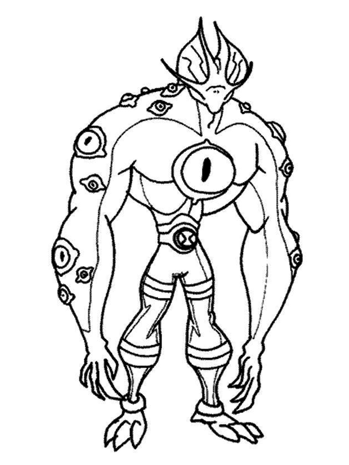 Unique Comics Animation Very Best Ben 10 Coloring Pages