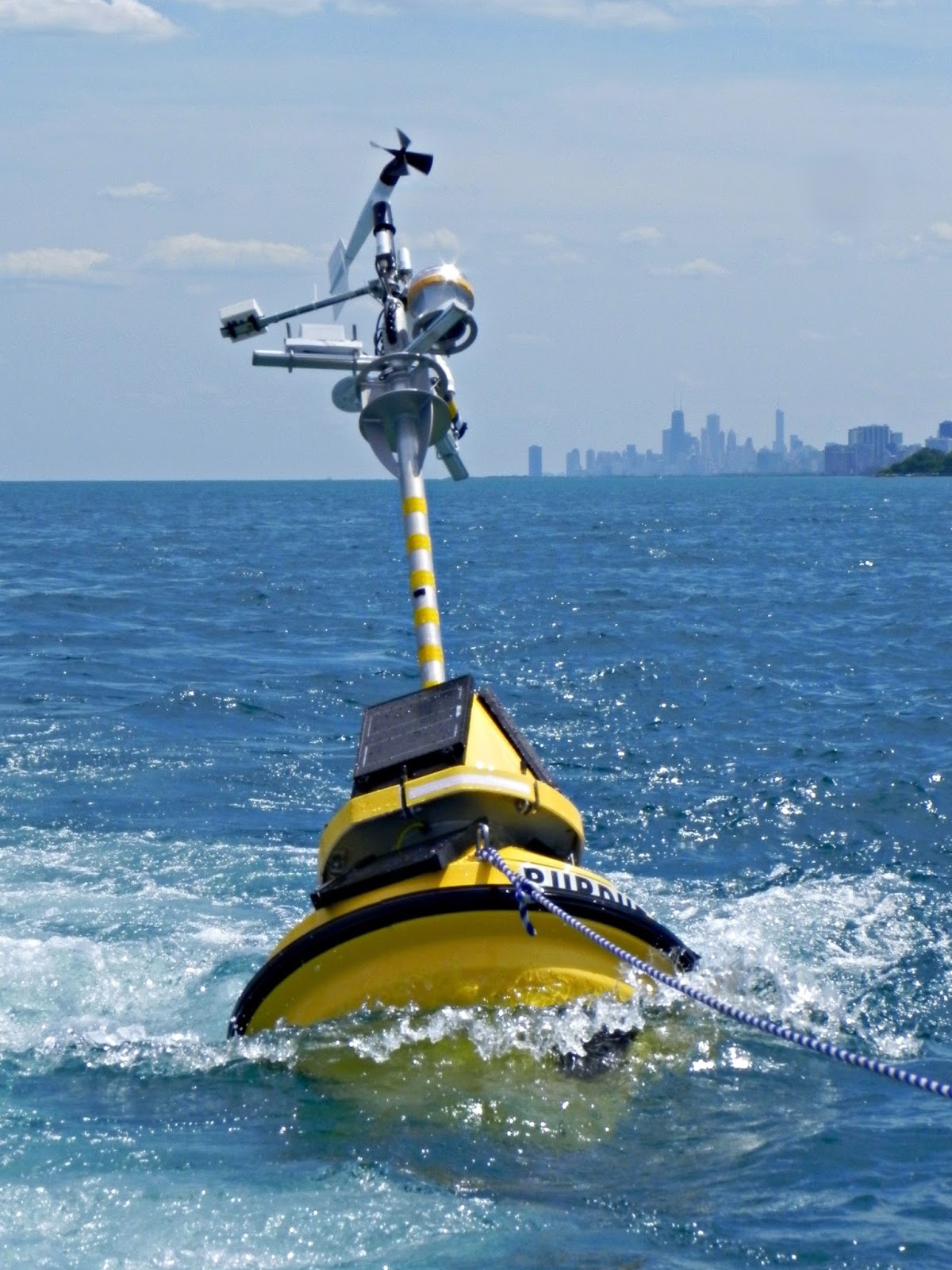 New buoy offers realtime Lake Michigan data IllinoisIndiana Sea Grant