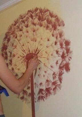 Cómo hacer un dibujo decorativo en una pared ~ cositasconmesh