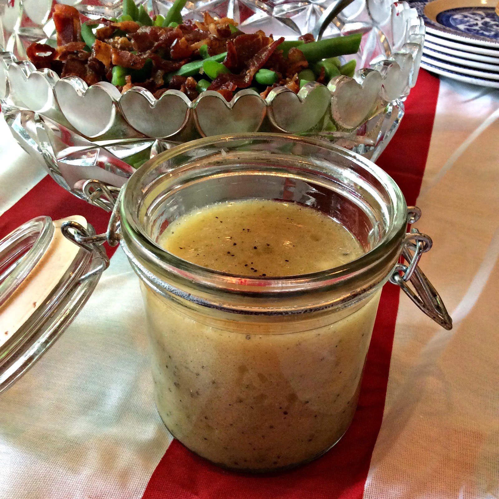 Cooking On A Budget Green Bean and Bacon Salad with Vinaigrette