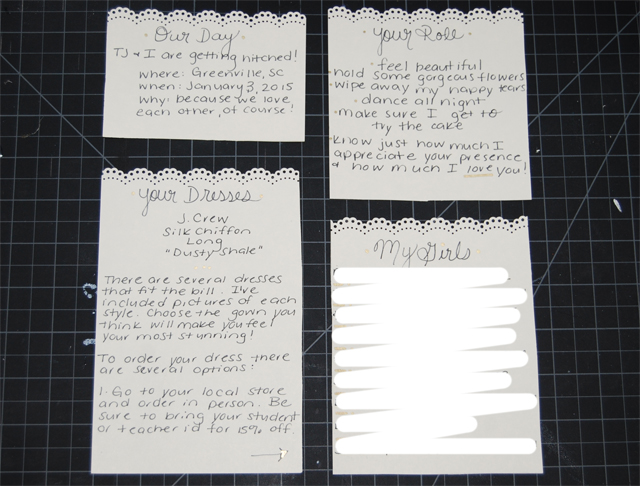 asking sister to be maid of honor