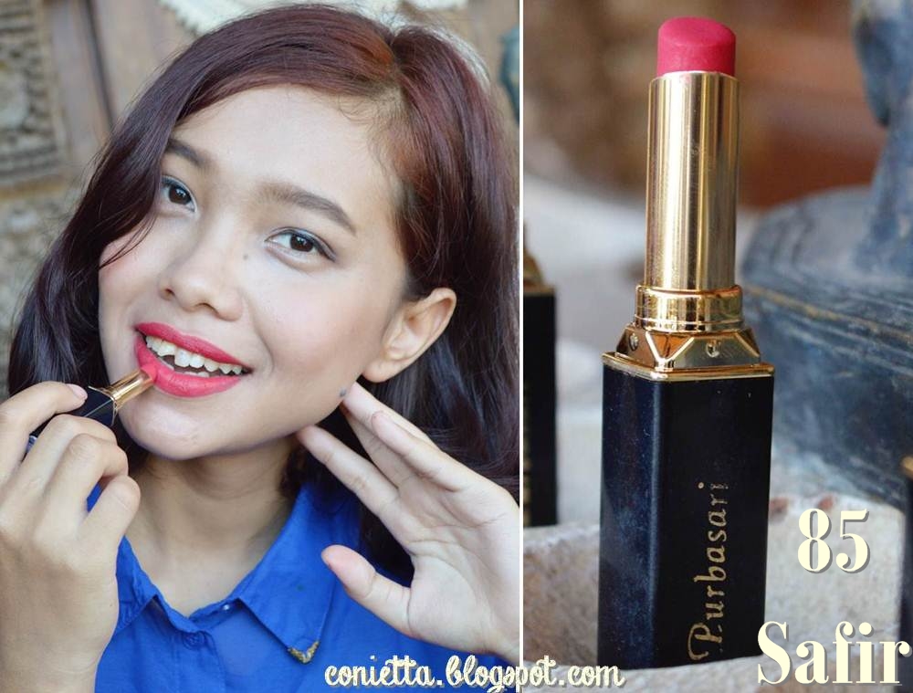 Swatch Purbasari lipstick matte (minus no 82, 89 & 90) Conietta Cimund