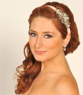 Bridal Hairstyles With Headbands for Long Hiar with Veil Half Up 2013 ...