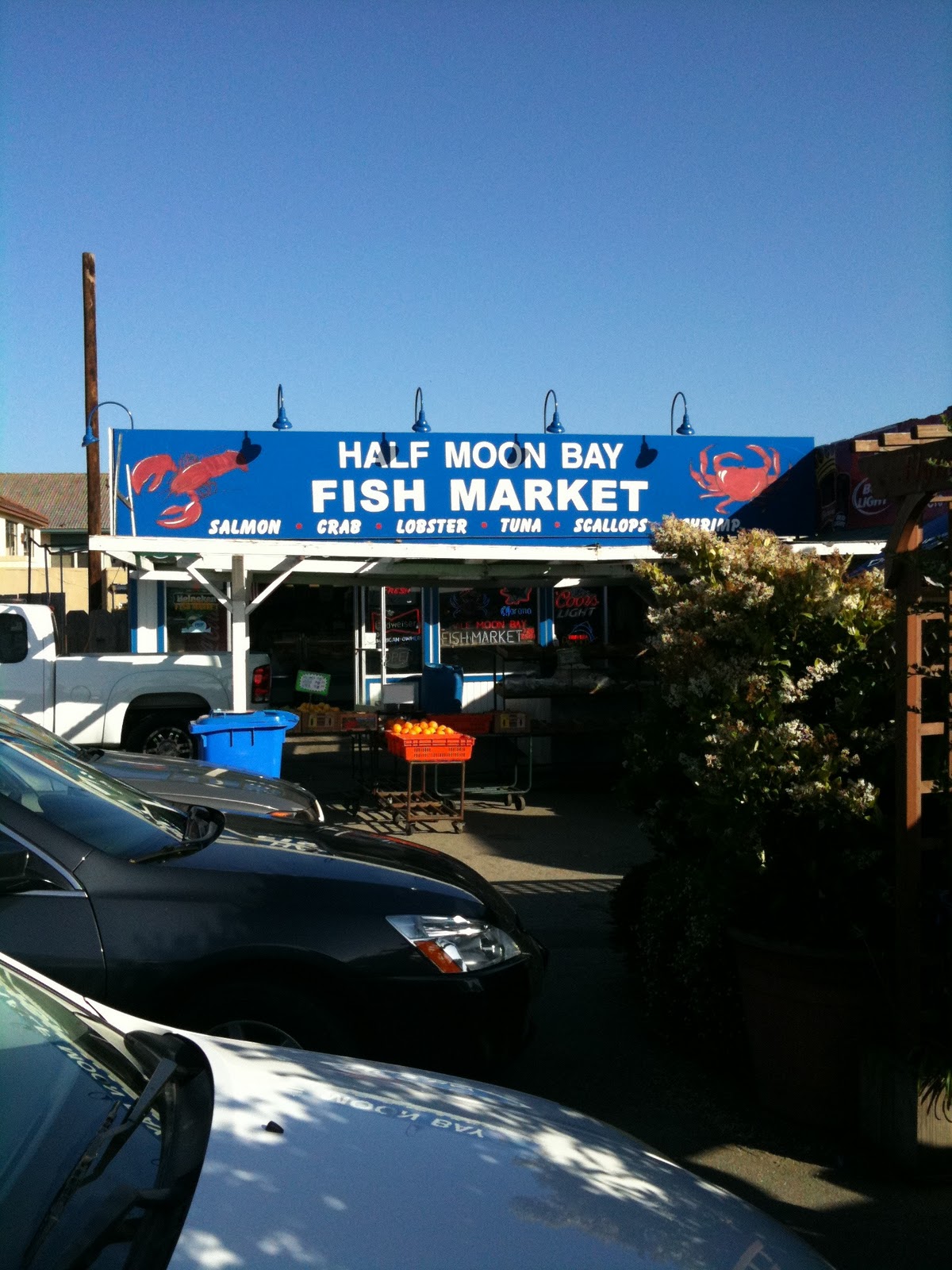 Everything Coastal.... Half Moon Bay Fish Market