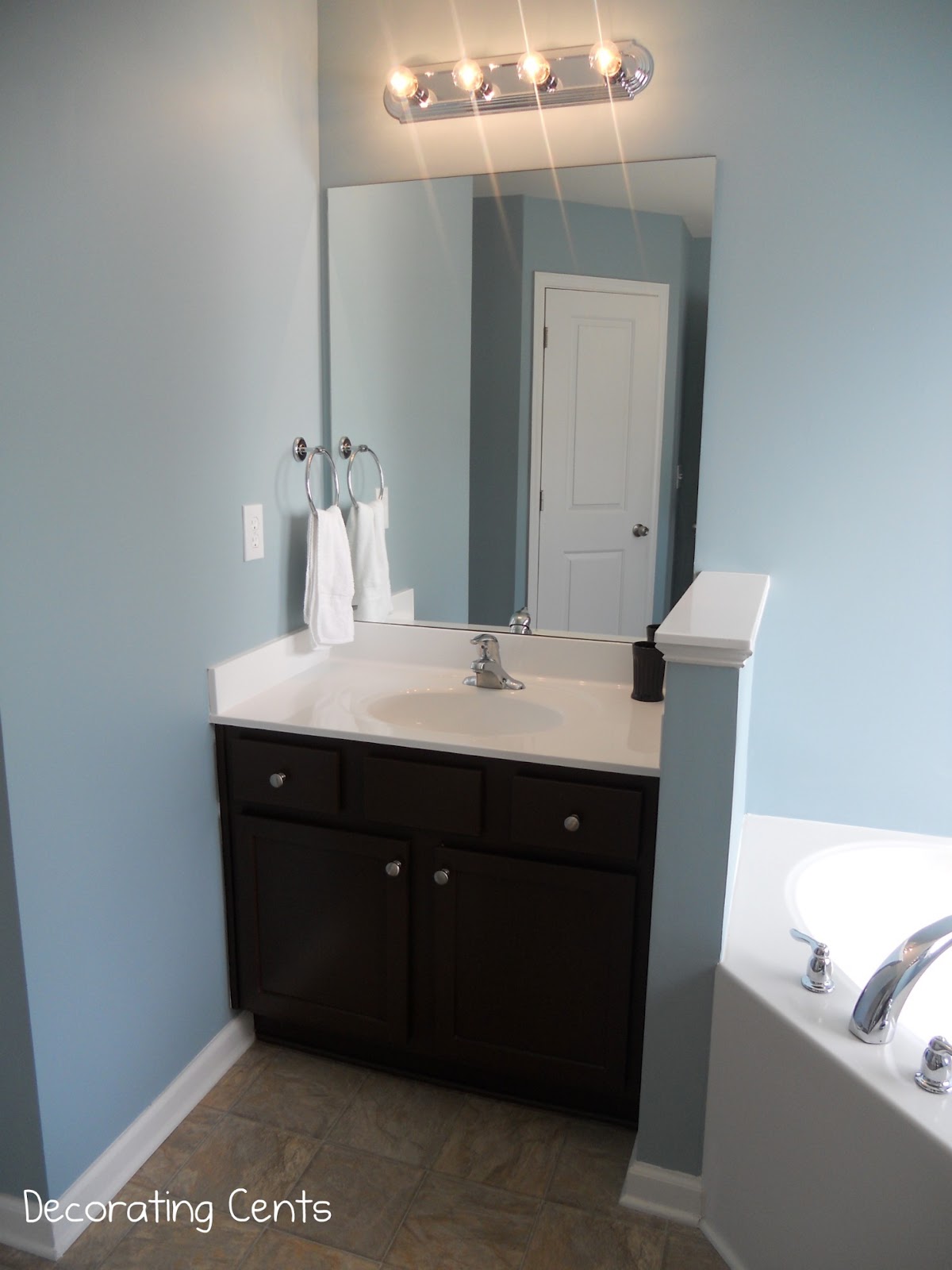 The Master Bathroom Is Painted