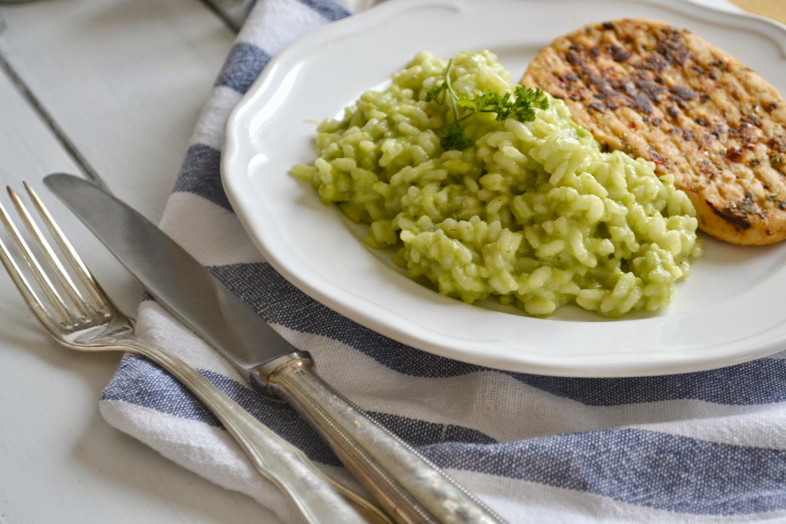 Mittagsschmaus Avocadorisotto mit Quorn hopefray