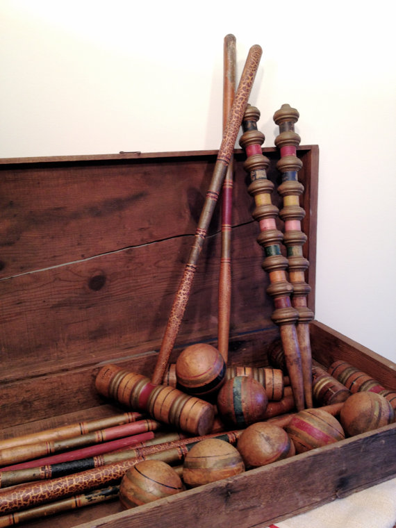 Antique Pickers Victorian Croquet