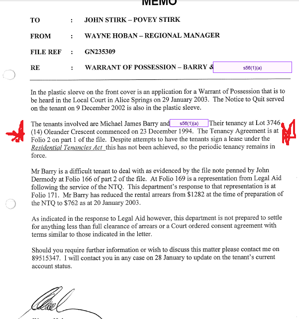 how to sign a memo