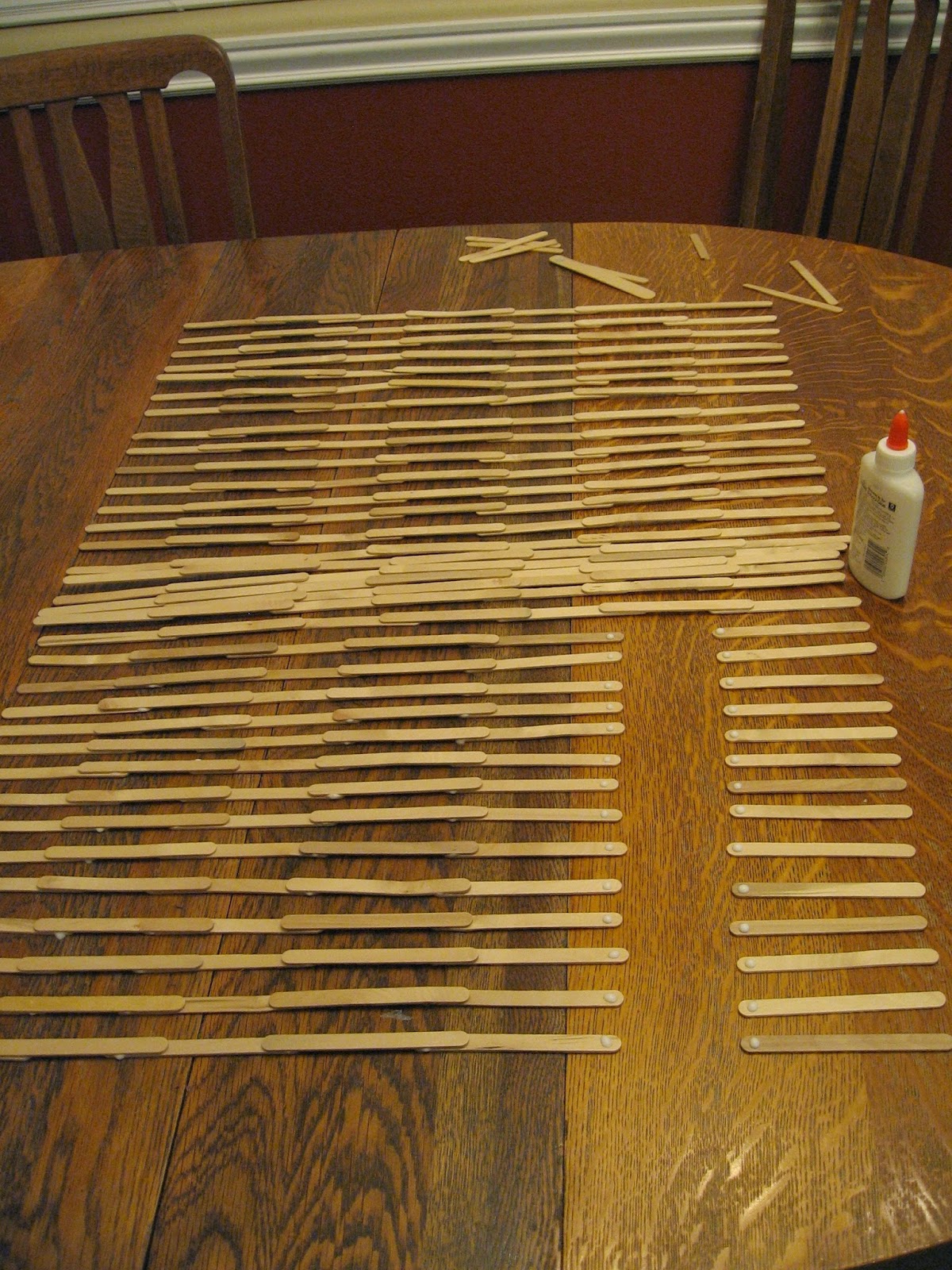 Almost Unschoolers Building a Craft Stick and Tissue Paper, Geodesic