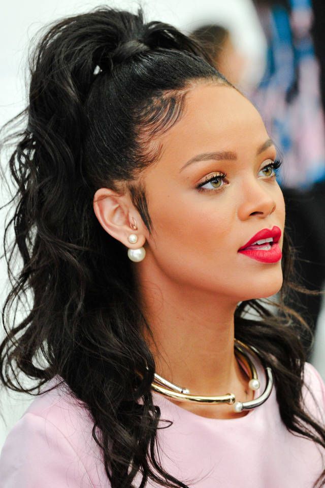 Rihanna baby hairs