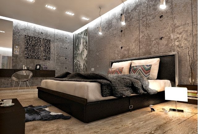 Visite du loft. Loft-style-+bedroom1