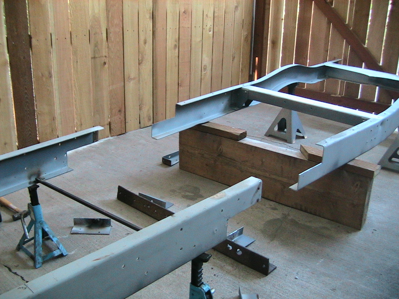 Roddin Bakk Sandblasting, Frame Preparation, Shortening the Frame