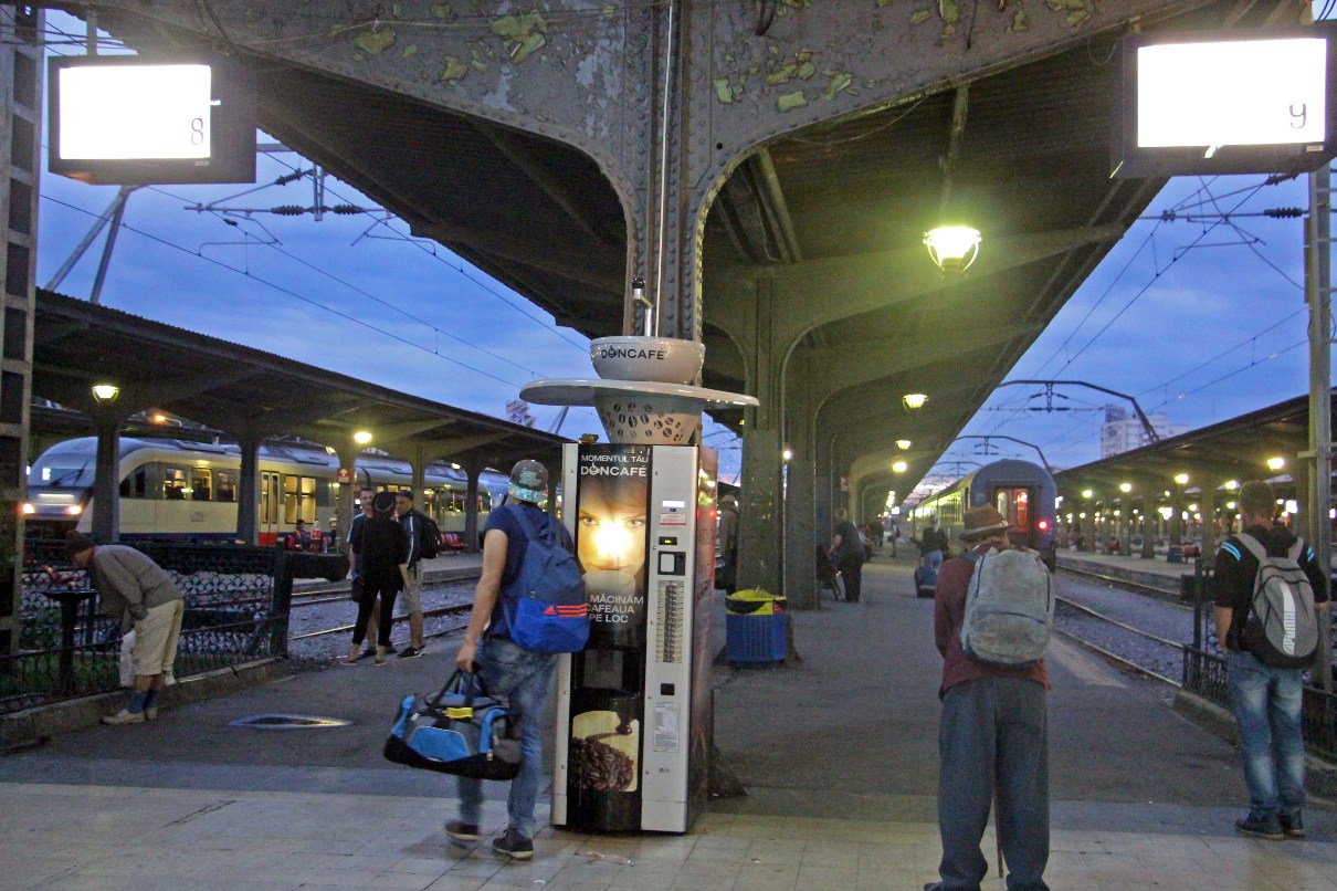 the viewing deck Hungary 3Days Trip 1st part; Overnight Train from