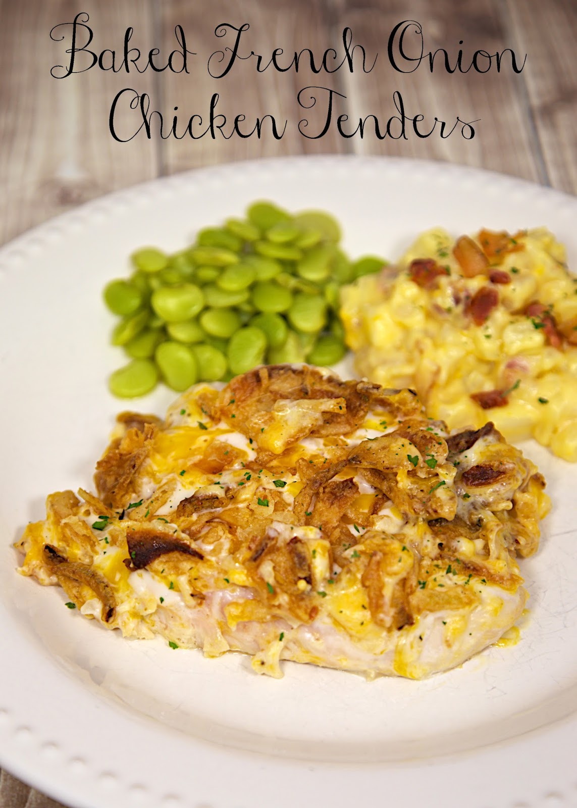 Baked French Onion Chicken Tenders Plain Chicken