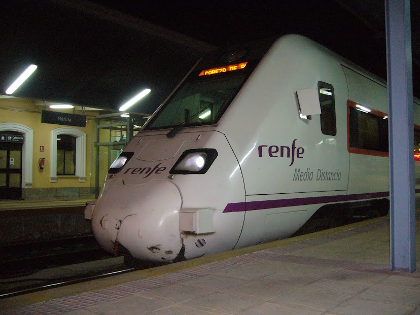 El tren en Extremadura