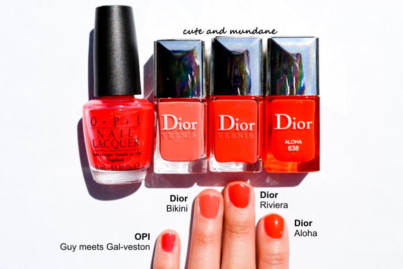 Cute and Mundane: Dior Vernis in Riviera review