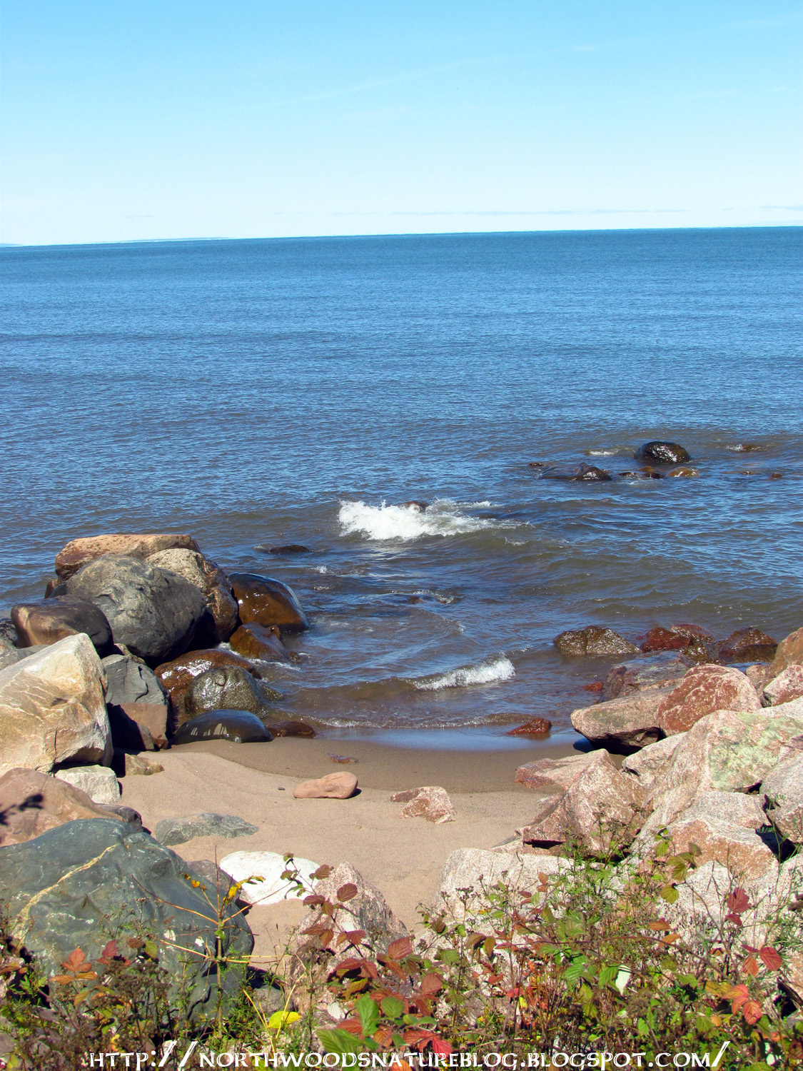 Northwoods Nature Blog Saxon Harbor Beach
