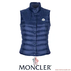 Princess Mary Style MONCLER Down Vest and NEW BALENCE Shoes