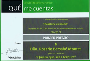 Primer premio de poesía