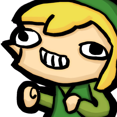 Excited Toon Link