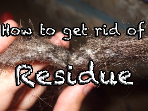 How to get rid of residue