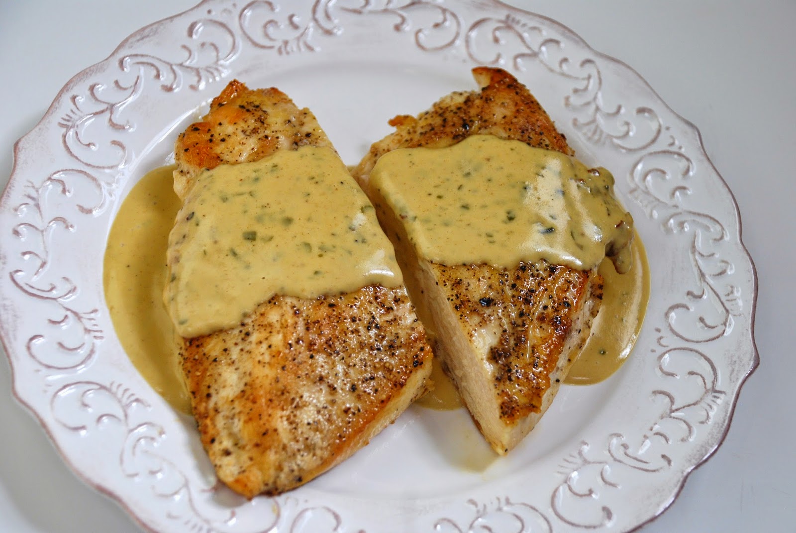 Everyday Insanity... Sauteed Chicken in Mustard Cream Sauce