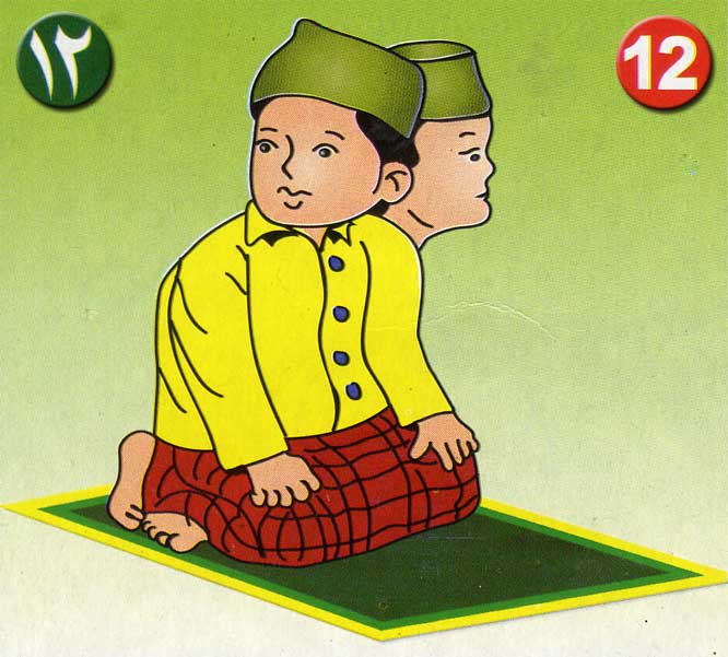 Image Gambar Untuk Semua Bacaan dan Cara Mengerjakan Shalat