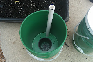 planter watering self bucket roots rick gardening assembling pvc pipe