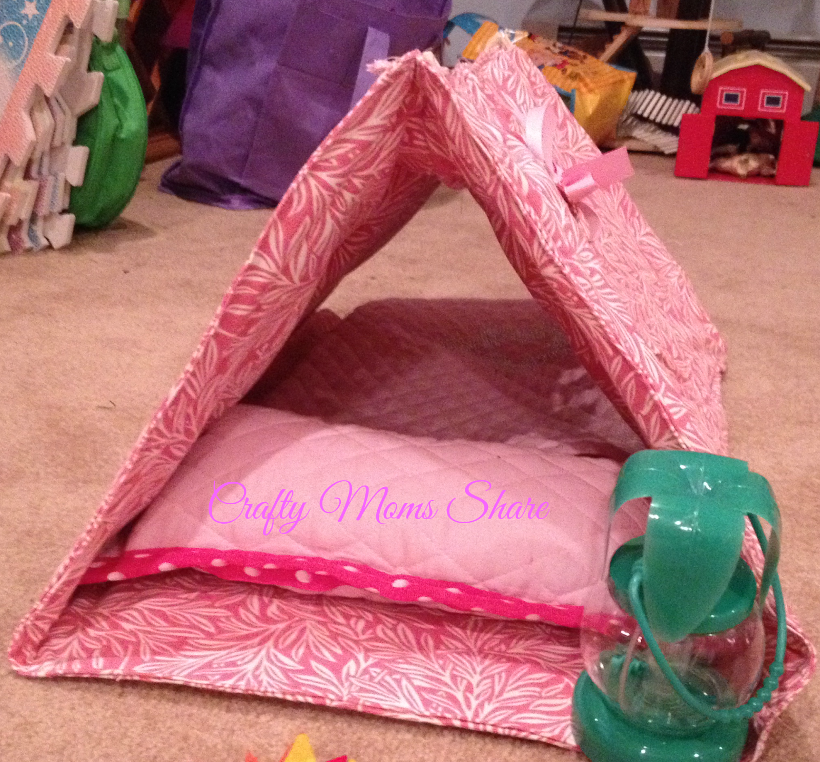 Crafty Moms Share DIY Doll Camping Equipment