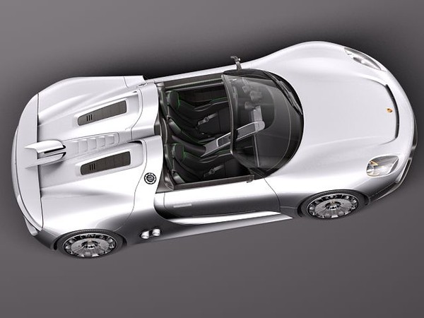 3d Art Reactor 3d Model Porsche 918 Spyder 2012