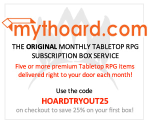 Mythoard Monthly Tabletop RPG Box Subscription Service