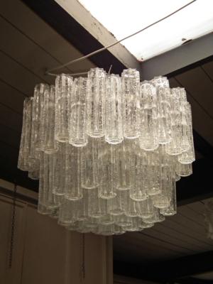 Glass Tube Chandelier