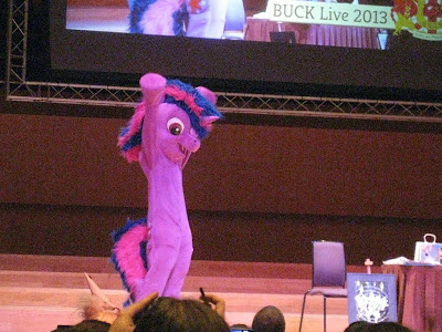 Twilight Sparkle fursuit at the Charity Auction