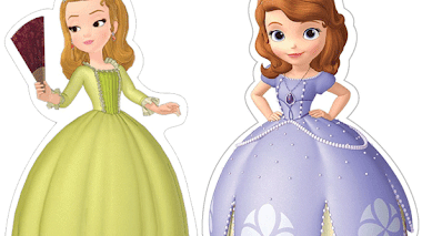 personajes princesa sofia para recortar