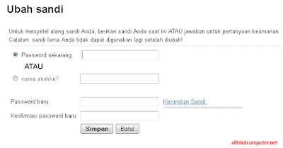 mengganti password gmail mengganti password gmail