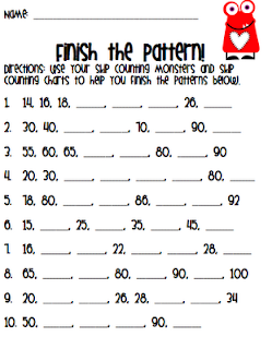 fourth ten tpt valentine day monster math skip counting fourth ten tpt valentine day monster math skip counting