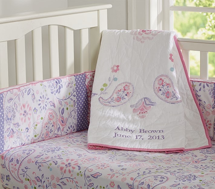 Alphadorable Hand painted art to coordinate with Pottery Barn Simone