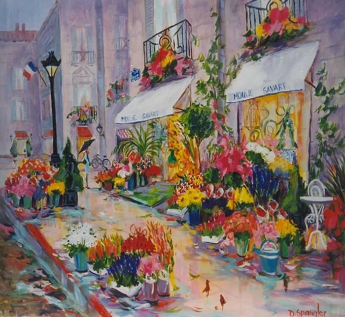 Dorothy Spangler | American Plein-air painter | Parisienne  Walkways